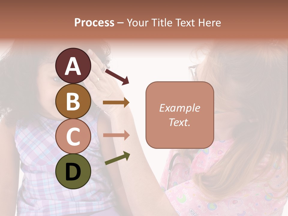 A Woman Holding A Small Child In Her Arms PowerPoint Template