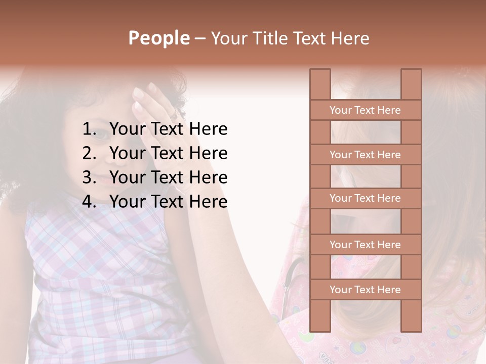 A Woman Holding A Small Child In Her Arms PowerPoint Template