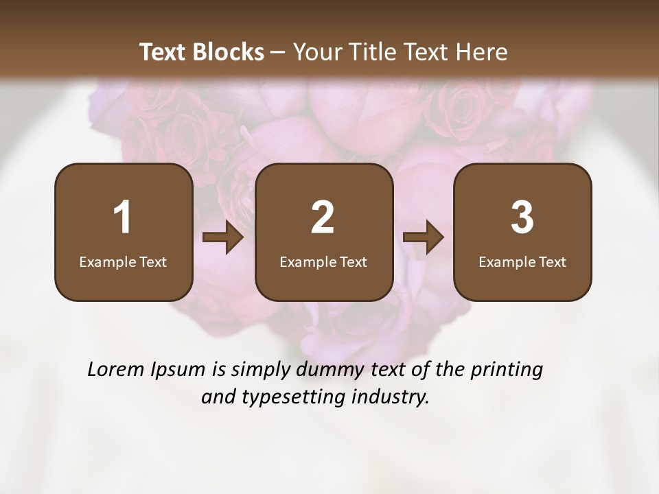 Wedding Flowers PowerPoint Template