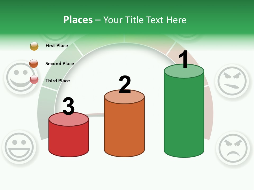 Blue Modern Stethoscope On A White Background PowerPoint Template