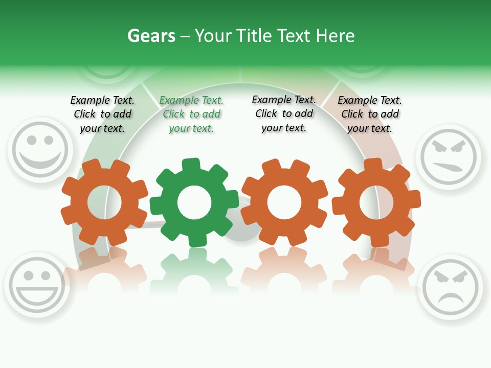 Blue Modern Stethoscope On A White Background PowerPoint Template