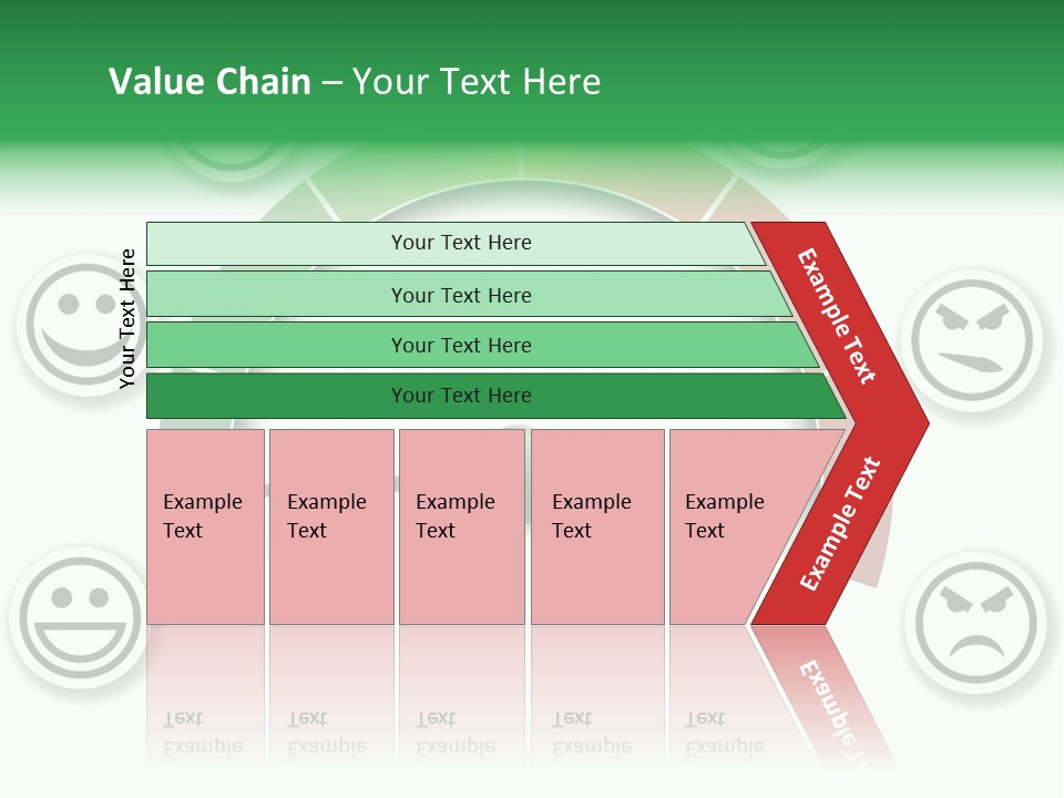 Blue Modern Stethoscope On A White Background PowerPoint Template