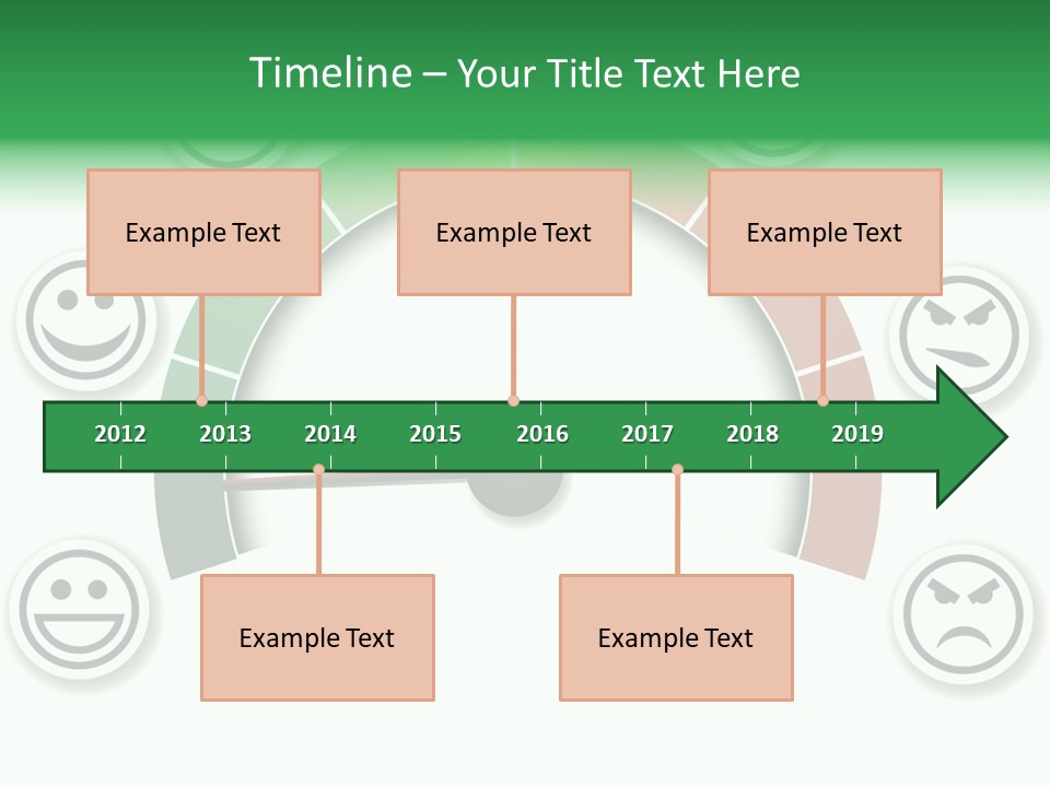 Blue Modern Stethoscope On A White Background PowerPoint Template