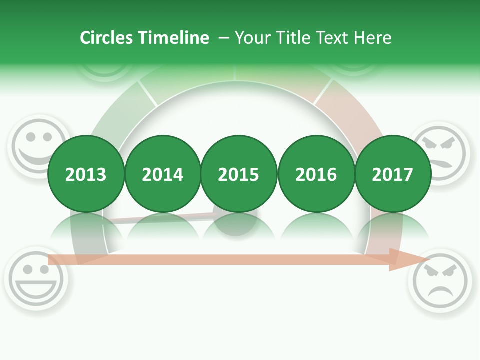 Blue Modern Stethoscope On A White Background PowerPoint Template