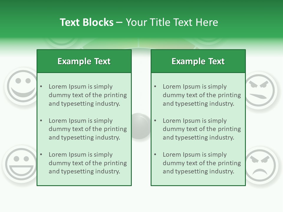Blue Modern Stethoscope On A White Background PowerPoint Template
