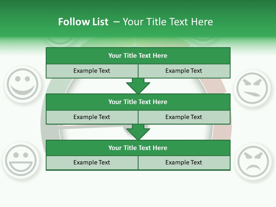 Blue Modern Stethoscope On A White Background PowerPoint Template