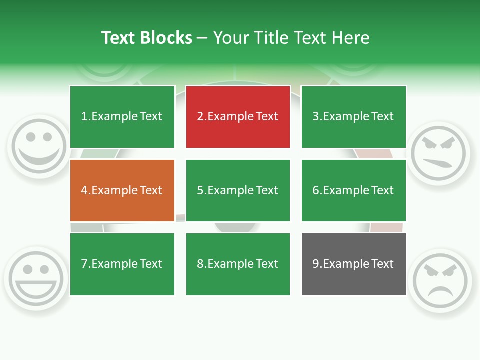 Blue Modern Stethoscope On A White Background PowerPoint Template