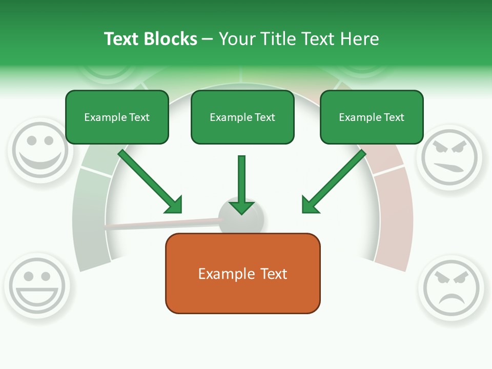 Blue Modern Stethoscope On A White Background PowerPoint Template