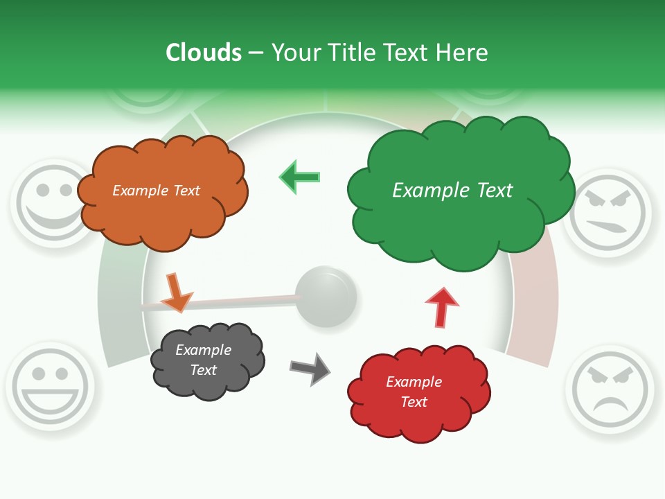 Blue Modern Stethoscope On A White Background PowerPoint Template