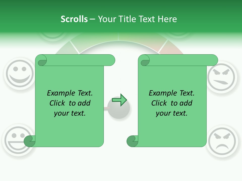 Blue Modern Stethoscope On A White Background PowerPoint Template