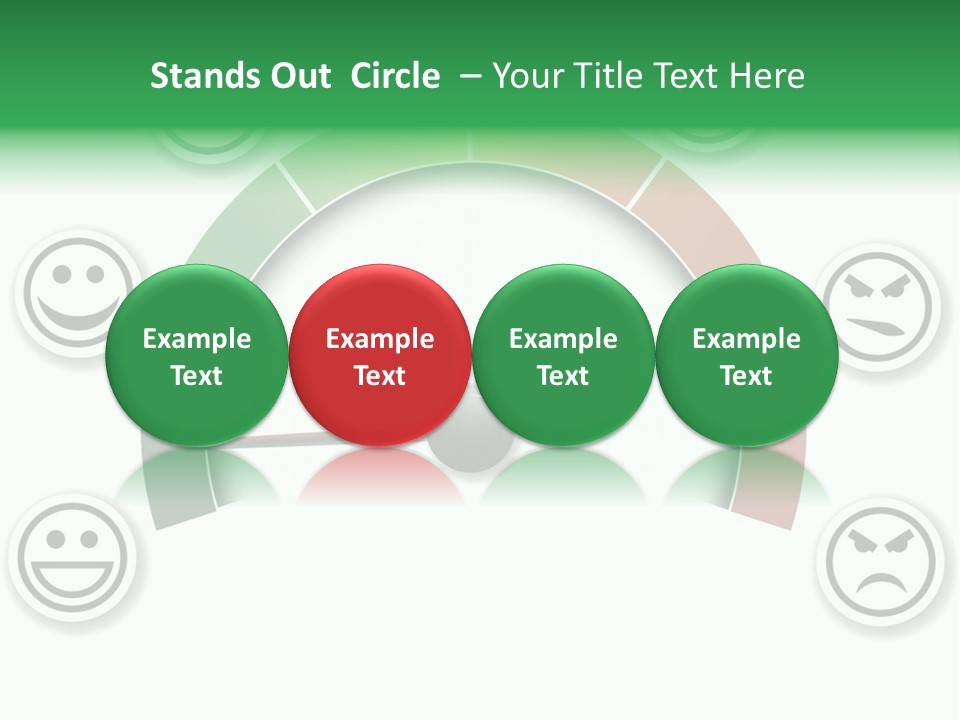 Blue Modern Stethoscope On A White Background PowerPoint Template