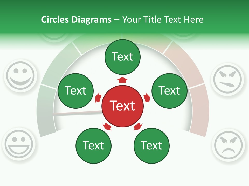 Blue Modern Stethoscope On A White Background PowerPoint Template