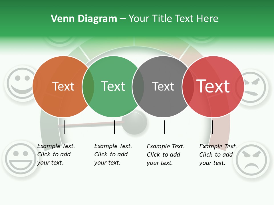 Blue Modern Stethoscope On A White Background PowerPoint Template