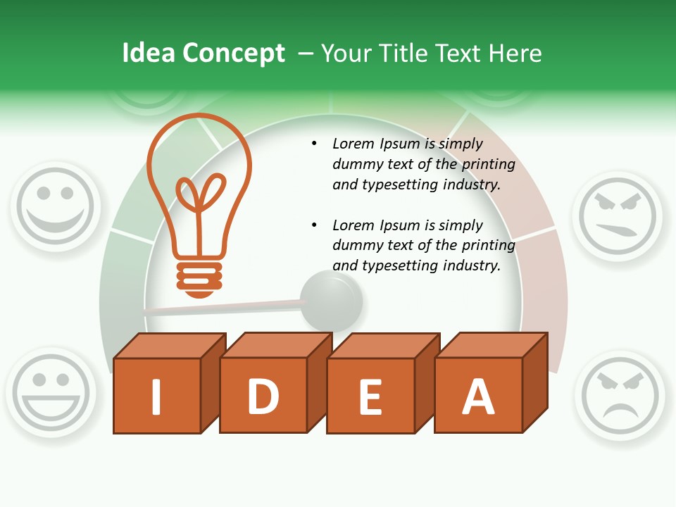 Blue Modern Stethoscope On A White Background PowerPoint Template