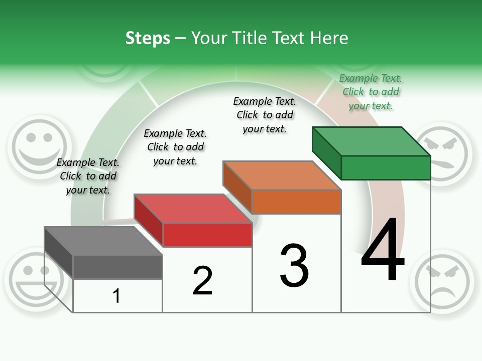 Blue Modern Stethoscope On A White Background PowerPoint Template