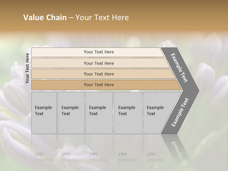 Agapanthas Unopened PowerPoint Template