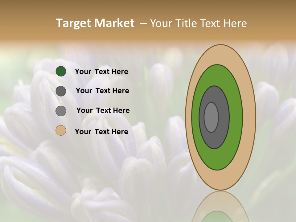 Agapanthas Unopened PowerPoint Template