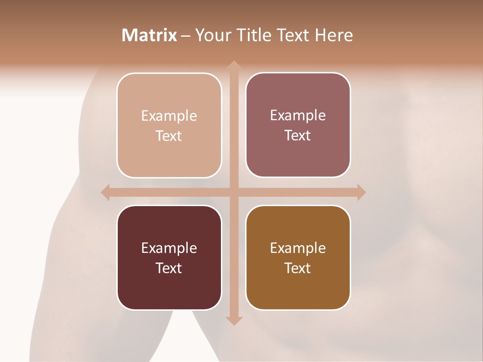 Muscular Male Model PowerPoint Template