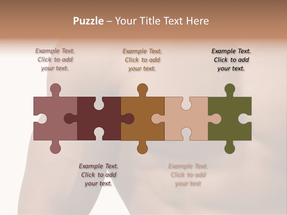 Muscular Male Model PowerPoint Template