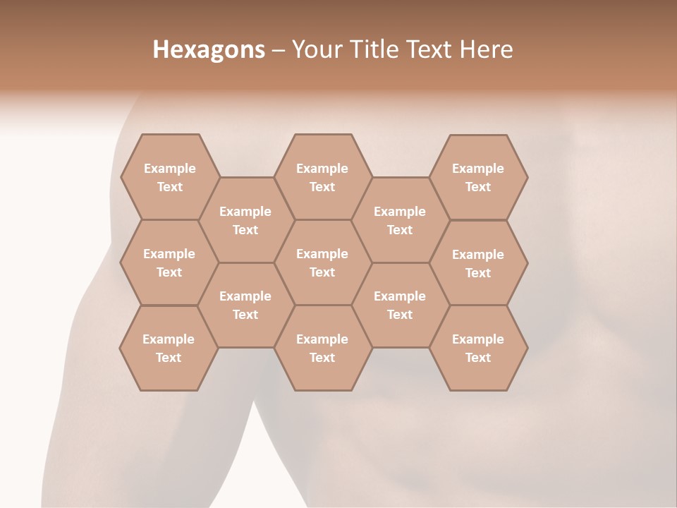 Muscular Male Model PowerPoint Template