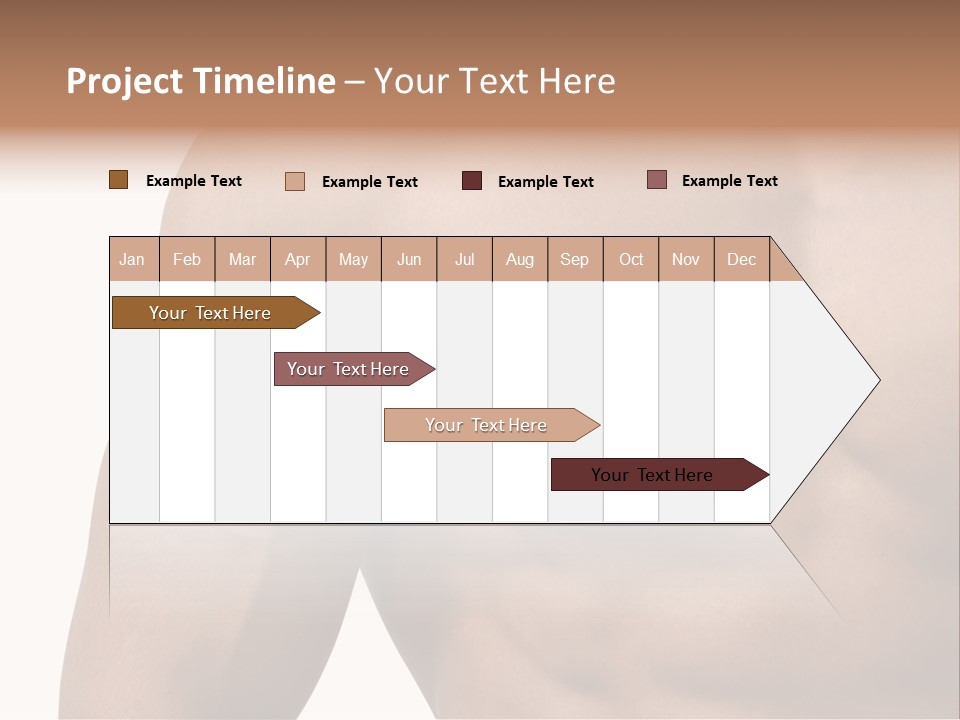 Muscular Male Model PowerPoint Template