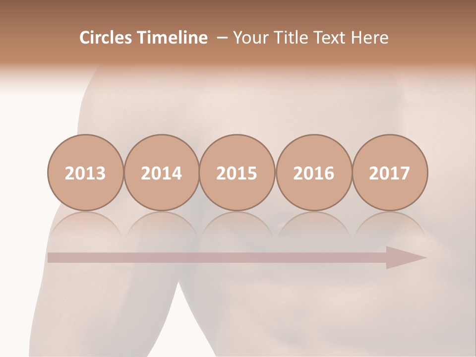 Muscular Male Model PowerPoint Template