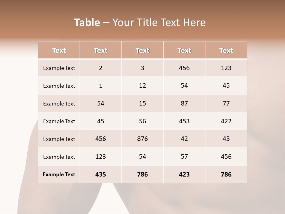 Muscular Male Model PowerPoint Template