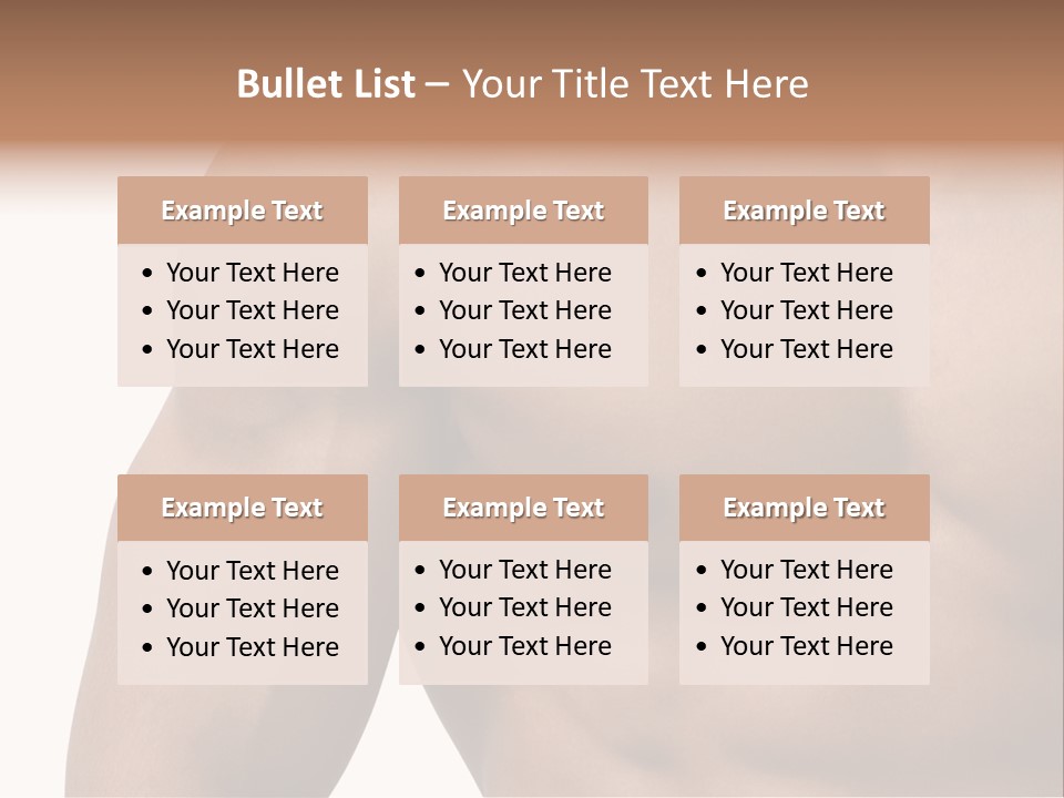 Muscular Male Model PowerPoint Template