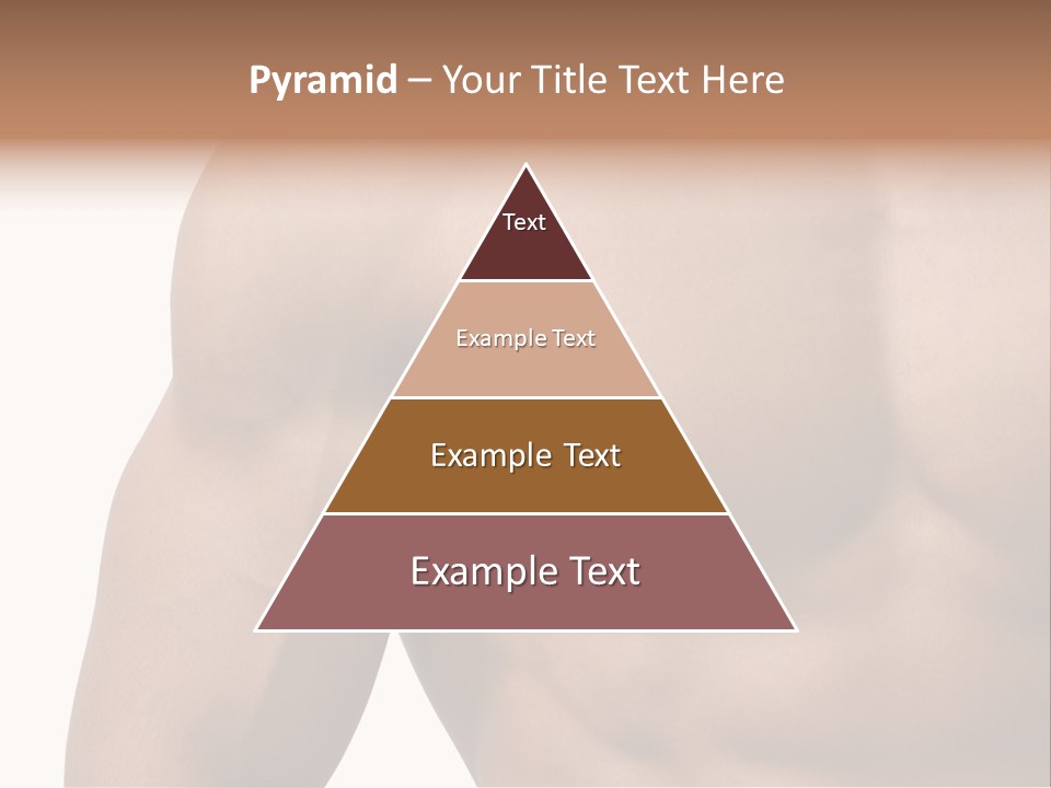 Muscular Male Model PowerPoint Template