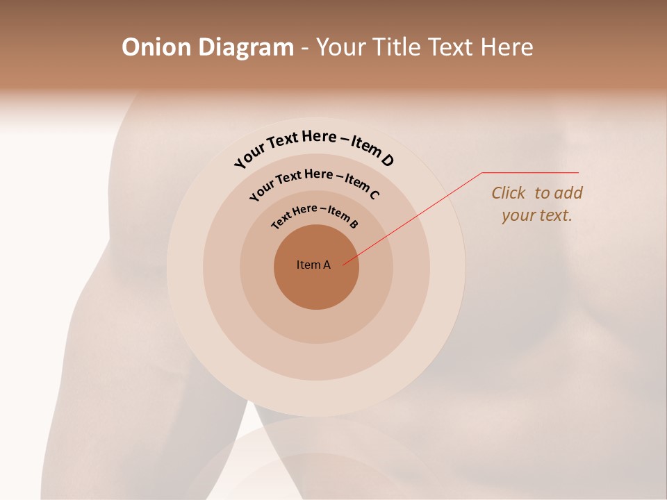 Muscular Male Model PowerPoint Template