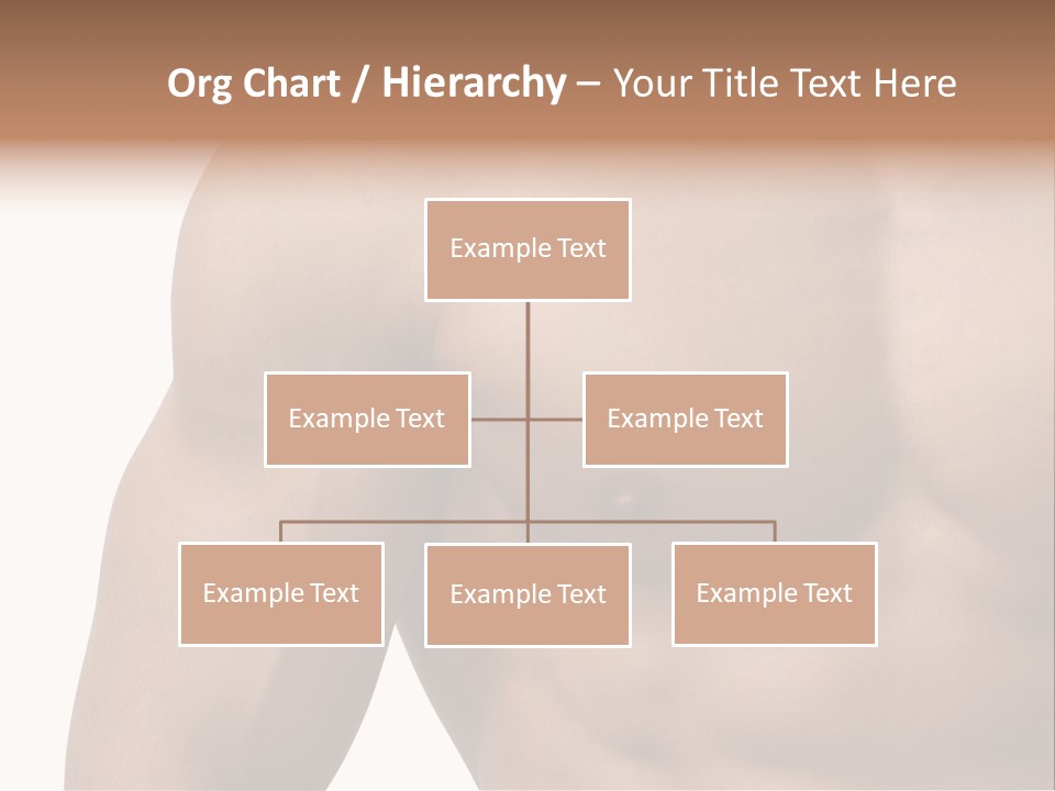 Muscular Male Model PowerPoint Template