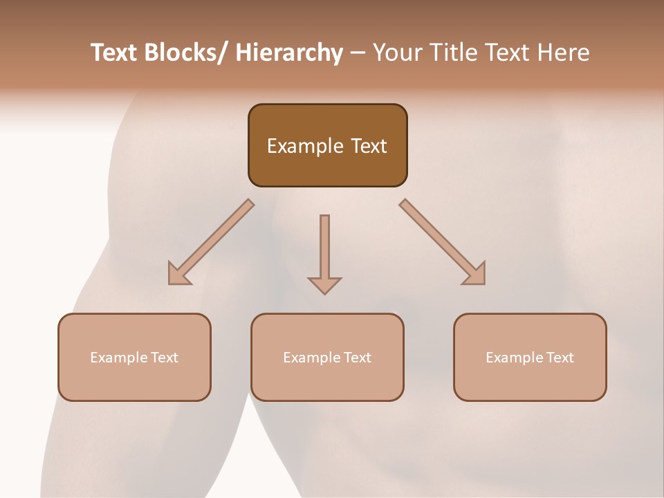 Muscular Male Model PowerPoint Template