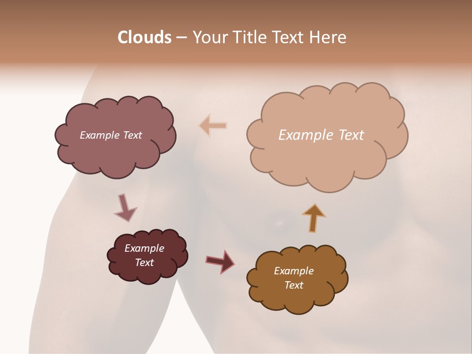 Muscular Male Model PowerPoint Template