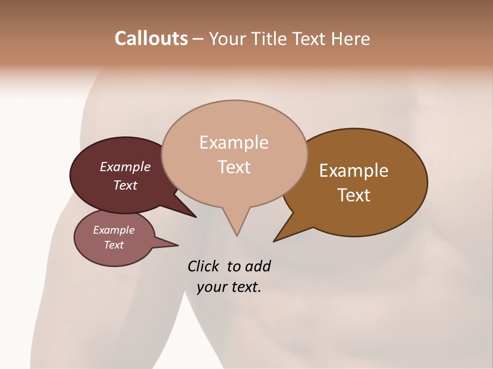 Muscular Male Model PowerPoint Template
