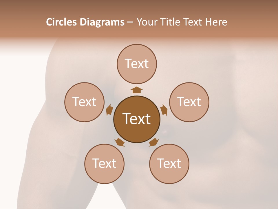 Muscular Male Model PowerPoint Template