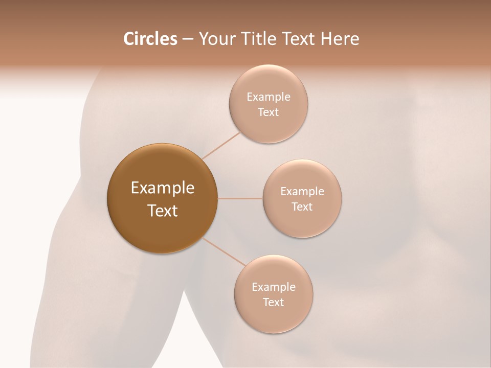 Muscular Male Model PowerPoint Template