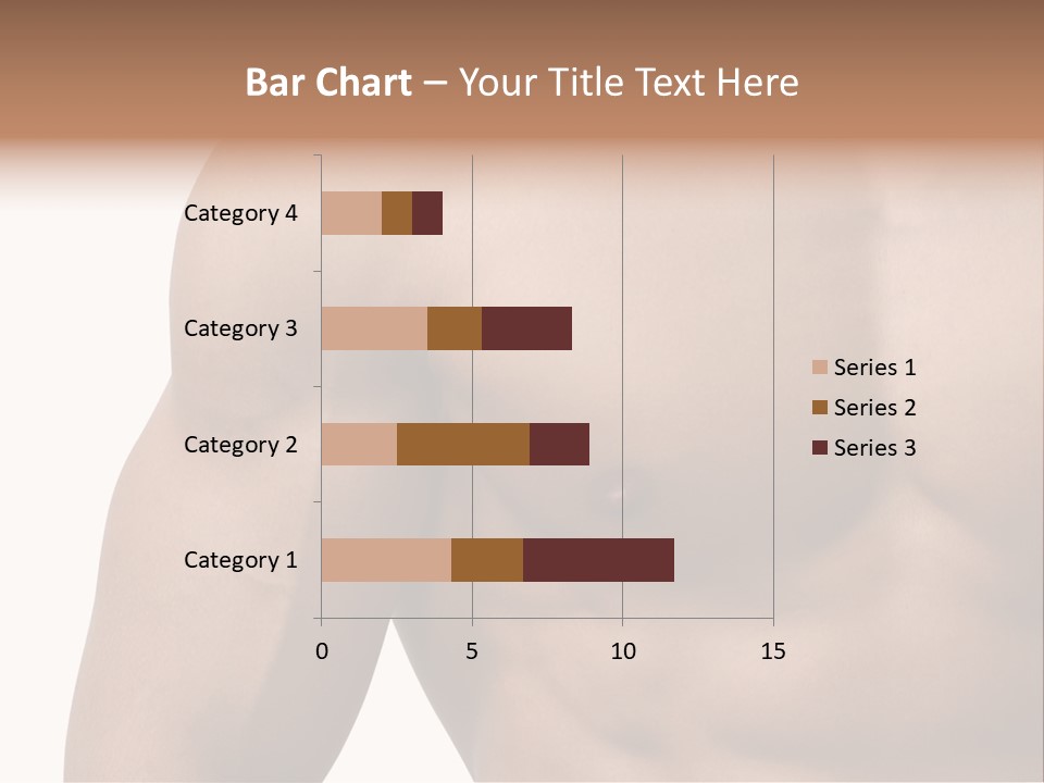 Muscular Male Model PowerPoint Template