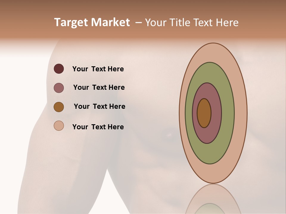 Muscular Male Model PowerPoint Template