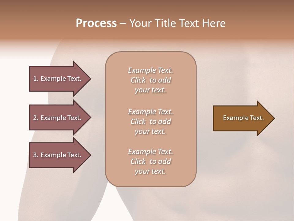 Muscular Male Model PowerPoint Template