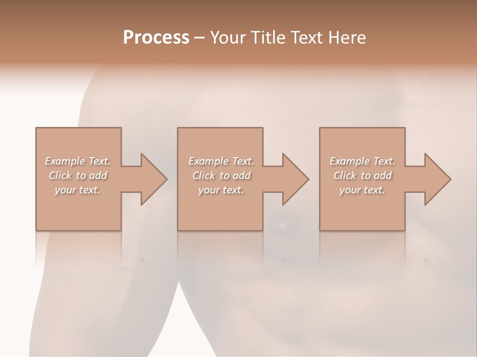 Muscular Male Model PowerPoint Template
