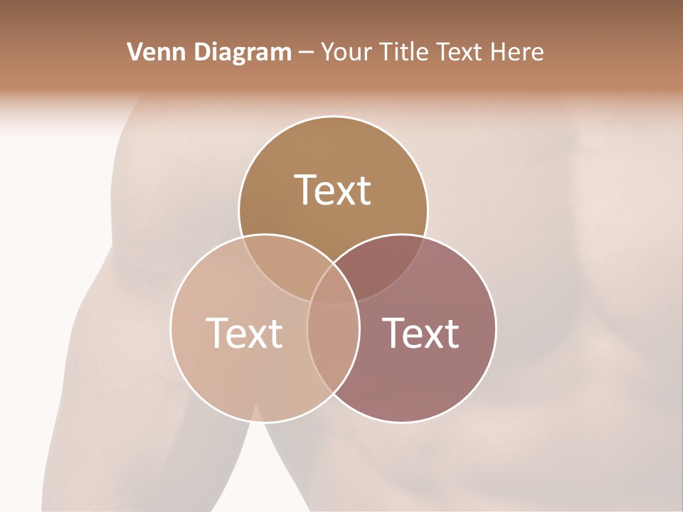 Muscular Male Model PowerPoint Template