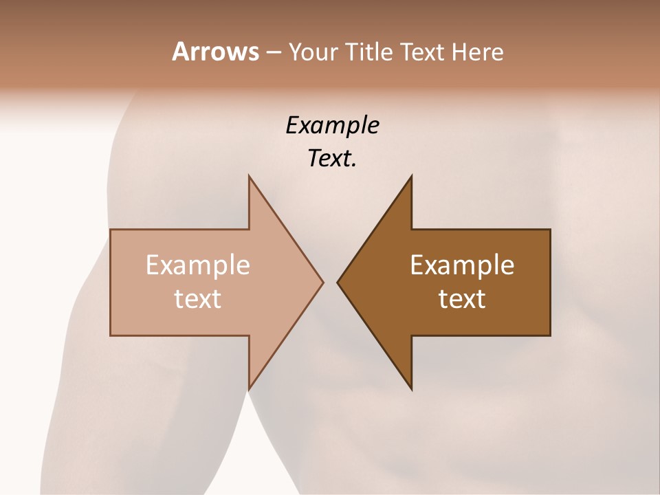 Muscular Male Model PowerPoint Template