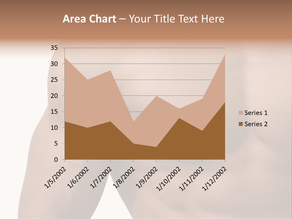 Muscular Male Model PowerPoint Template