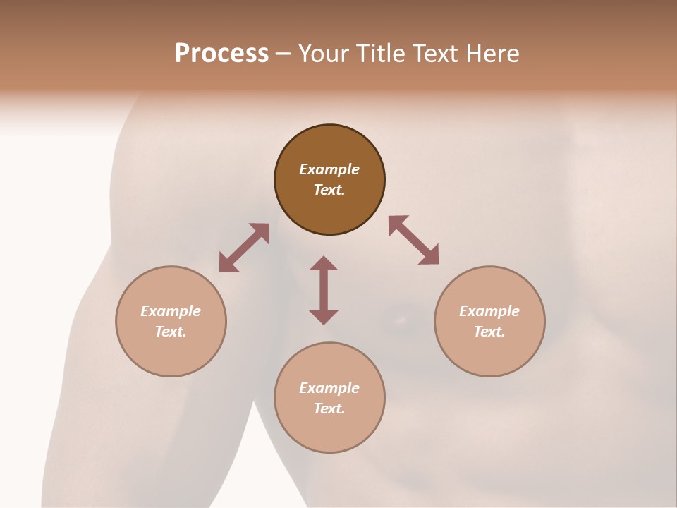 Muscular Male Model PowerPoint Template
