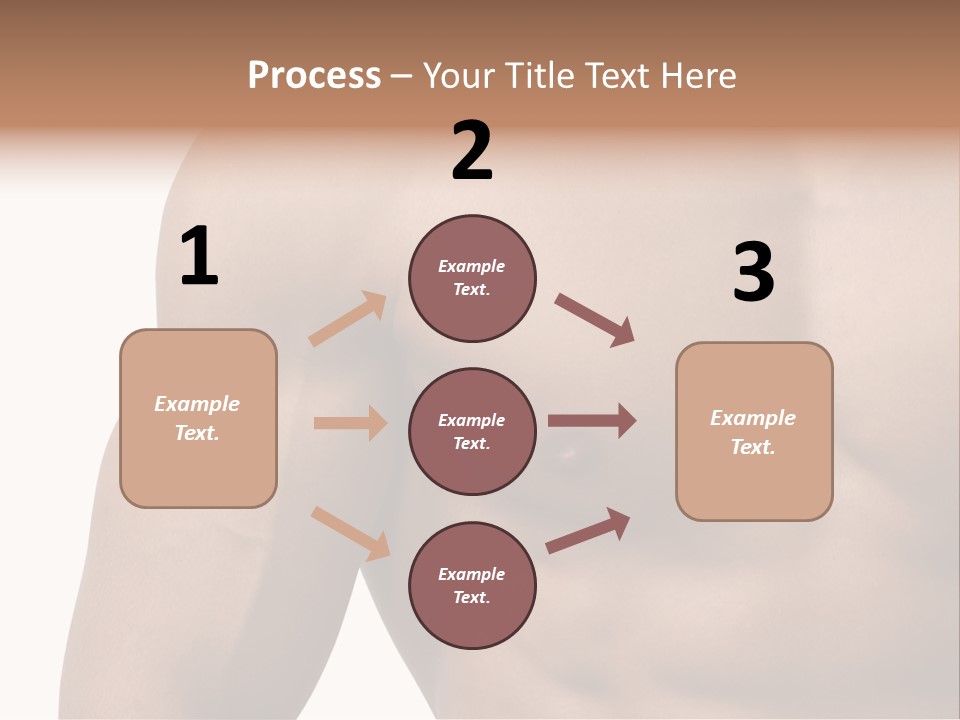 Muscular Male Model PowerPoint Template
