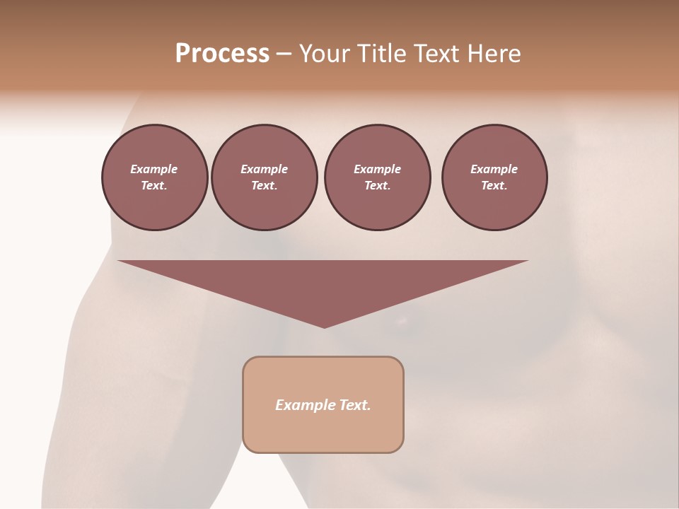 Muscular Male Model PowerPoint Template