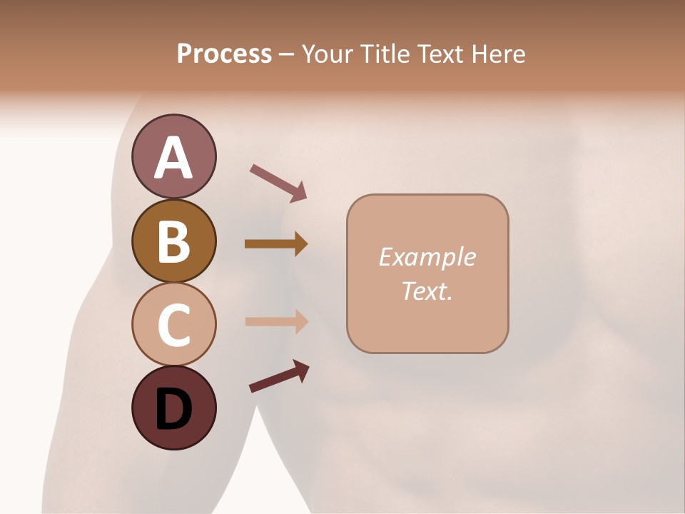 Muscular Male Model PowerPoint Template