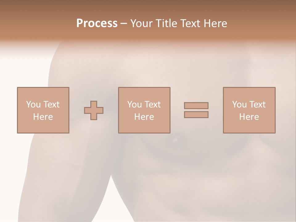 Muscular Male Model PowerPoint Template