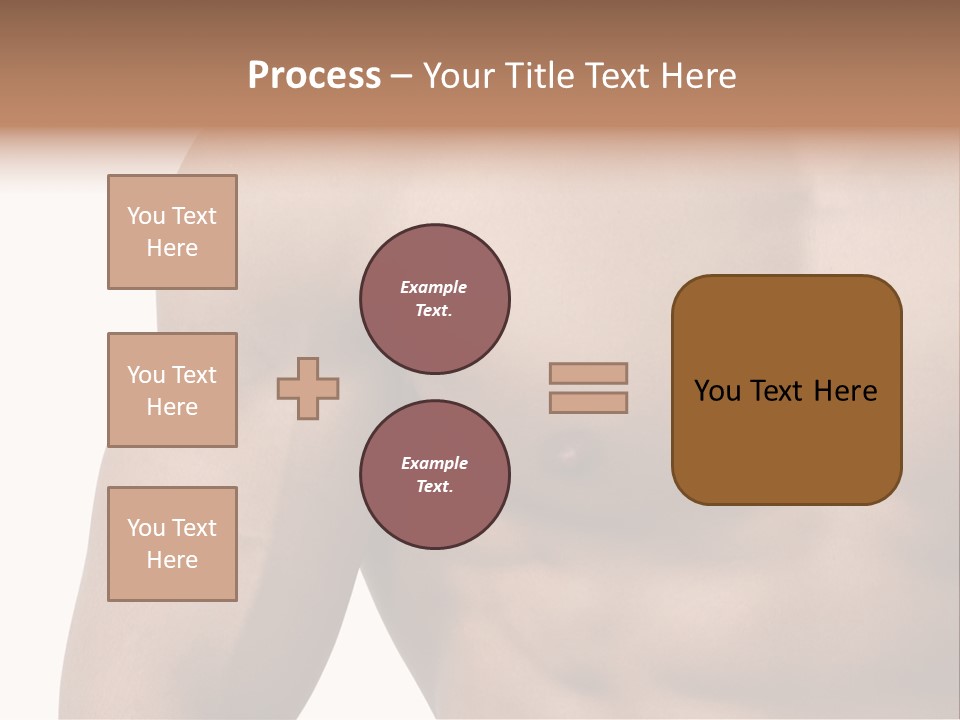 Muscular Male Model PowerPoint Template