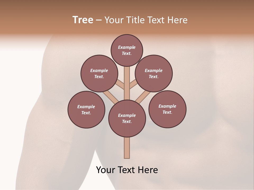 Muscular Male Model PowerPoint Template